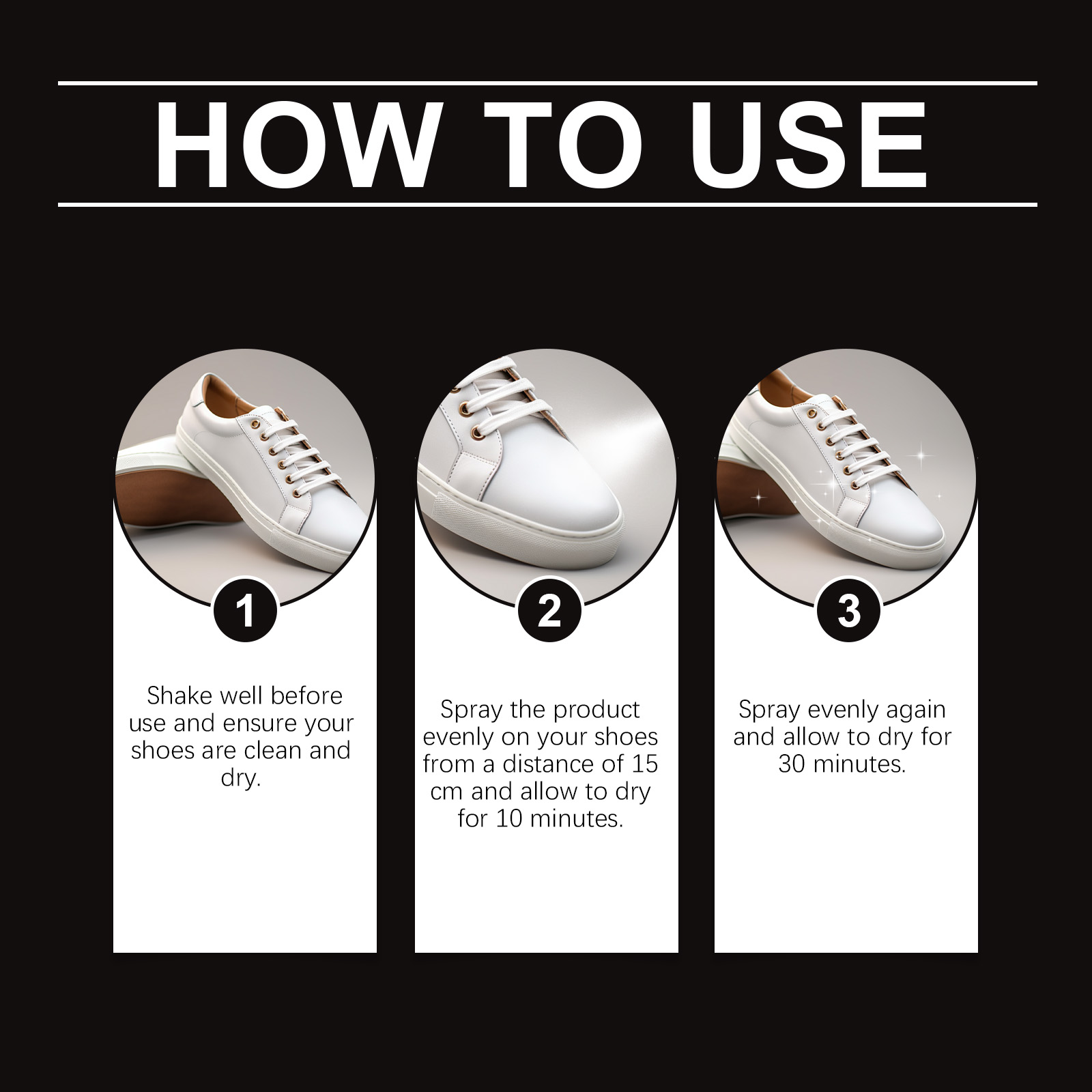 Shoe Waterproof Protector Spra - White Sneaker Care Kit review and price