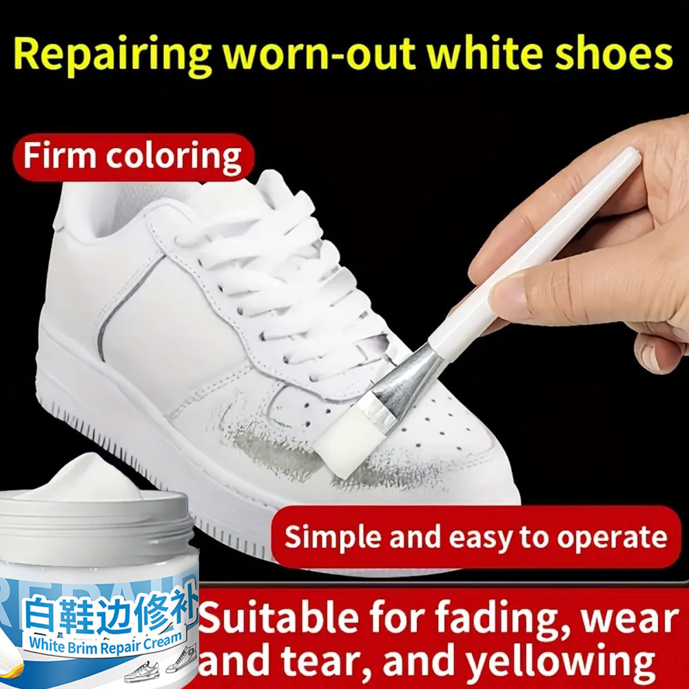 New White Shoe Edge Restorer 5 - White Sneaker Care Kit review and price
